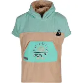 Wave Hawaii Kid's Ponchini Dropsi Poncho da surf Bambini (XXS, turchese)