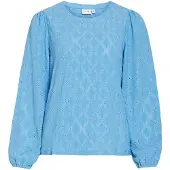 Vila Viasta Round Neck Top A Maniche Lunghe
