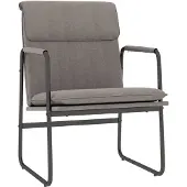 vidaXL Sedia lounge taupe 55x64x80 cm tessuto