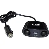 Eufab Presa doppia EAL, 12 volt con cavo