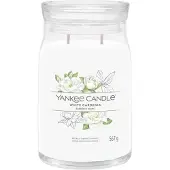 Yankee candle Bianco Gardenia Signature 567 g — Candela Profumata