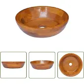 The Living Store Lavabo in teak massiccio Φ40x10 cm