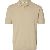 SELECTED MEN Camicia Polo In Maglia Uomini Beige S