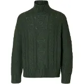 Selected Collo Alto Uomini Verde S