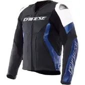 Dainese Corsa 5 Giacca in pelle uomo bianca, taglia 48