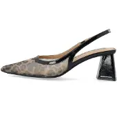 Bianco Biamaralyn Tacco Svasato Slingback