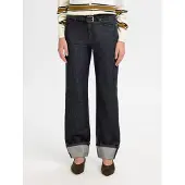 Selected Jeans Straight Fit Donne Nero 29