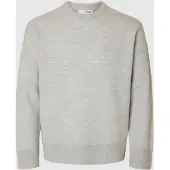 Selected Pullover A Maglia Uomini Grigio XL