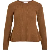 Vila Vimable Peplum Pullover A Maglia