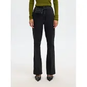 Selected Pantaloni A Zampa Di Elefante Donne Nero 31