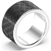 GUESS Modern steel Anello King`s Road JUMR03226JWST - Circuit: 64 mm