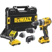 DeWalt DCD703L2T-QW drill 1500 RPM Keyless 900 g Black. Yellow