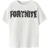 Name it Maglietta 'NKMJAMBA FORTNITE' nero / bianco