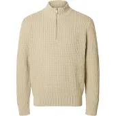 Selected Maglione A Mezza Cerniera Uomini Grigio L