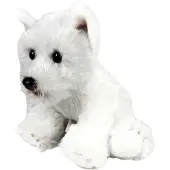 Bocalan Westie Terrier Peluche Seduto 12 Cm