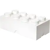 LEGO Mattoncino contenitore a 8 bottoncini - Bianco