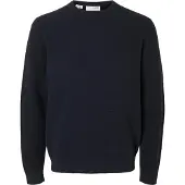 Selected Maglione Girocollo Uomini Blu L