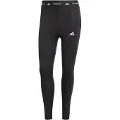 Adidas Pantaloni sportivi 'TECHFIT 7/8' nero / bianco