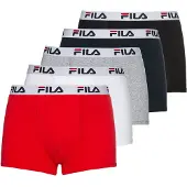 FILA Boxer grigio sfumato / rosso / nero / bianco