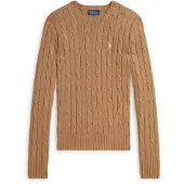 Ralph Lauren per donna. 211971795002 Maglione marrone annodato (XXL), Casual, Cotone
