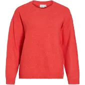Vila Viliga Scollo Rotondo Pullover A Maglia