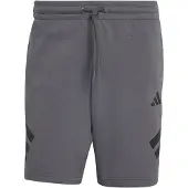 Adidas Future Icons 3-Stripes Shorts Pantaloncini Uomo (S, grigio)