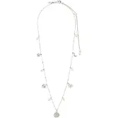 Pilgrim Collana 'Mylan' argento / trasparente / bianco perla