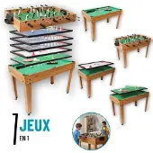 Ociotrends Tavolo Multigioco 7 In 1 106.9x60.5x81 Cm
