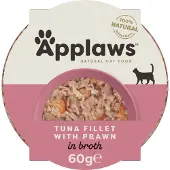 Applaws Bistecca Di Tonno E Gamberi 10x60g Cibo Per Gatti