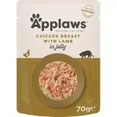 Applaws Pollo E Agnello In Gelatina 16x70g Cibo Per Gatti