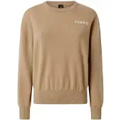 Pinko Pullover in lana e cashmere con logo