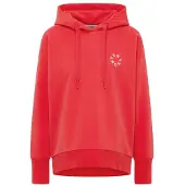 Elbsand Women's Leah Felpa con cappuccio Donna (L, rosso)