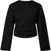 Pieces Top A Maniche Lunghe | Nero | XL