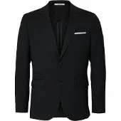 Selected Giacca A Petto Unico Uomini Nero 98