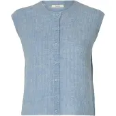 Selected Gilet A Maglia Donne Blu XL