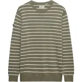 Superdry per uomo. M6110727A Maglia mercantile bretone verde (S), Casual, Cotone