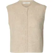 Selected Gilet A Maglia Donne Grigio S