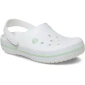 Crocs Crocband Sandali (M6 / W8, bianco/grigio)