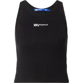 Karl lagerfeld JEANS Top in maglia nero / bianco
