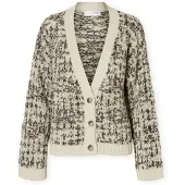 Selected Cardigan A Maglia Donne Beige L