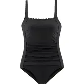 LASCANA Costume intero 'Camilla' nero / bianco