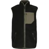 Stoic MerinoHighPile357 VallsboSt. Vest Gilet in pile Uomo (3XL, nero)