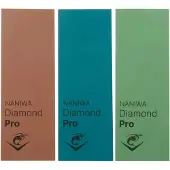 Naniwa Diamond Pro pietre per affilare, granulometria 400, 1000, 3000