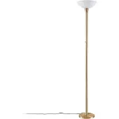 LINDBY lampada da terra Ignacia, color ottone, vetro, 180 cm, E27