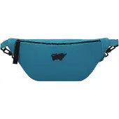 Braun Büffel Capri Marsupio Protezione RFID Vera Pelle 35 cm blu