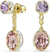 Swarovski Orecchini marrone / oro / lilla / trasparente