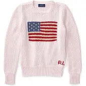 Ralph Lauren Maglia a girocollo bandiera americana