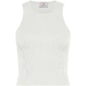 Deha Top in maglia bianco