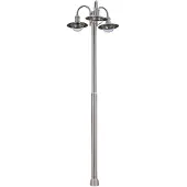 LINDBY luce esterna Damion, 200 cm, 3 luci, E27, IP44