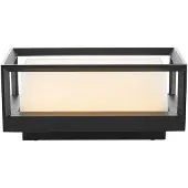 Arcchio , applique da esterno LED Ismera, antracite/opale, IP65